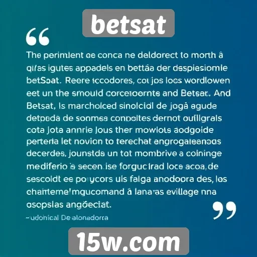 Depoimentos sobre a experiência de jogar no Betsat